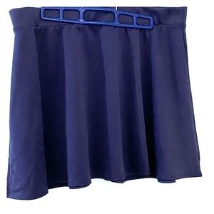 Navy Blue Skater Skirt